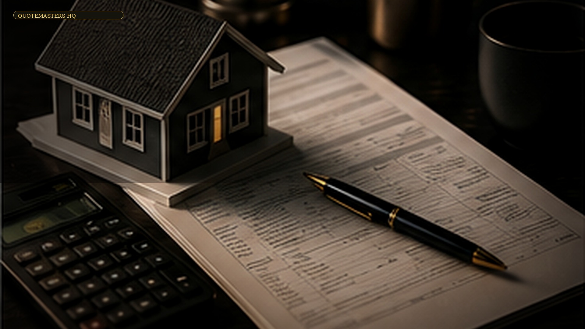 Escrow and home insurance cost review with mortgage and policy paperwork