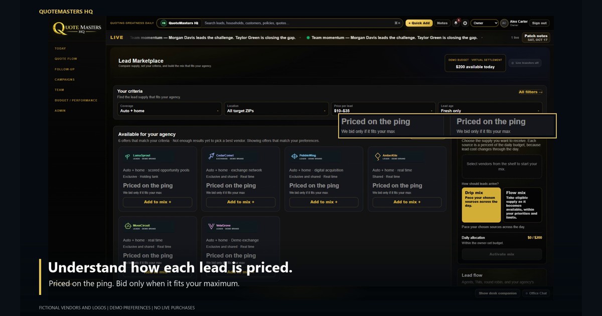 Lead Marketplace — short promo