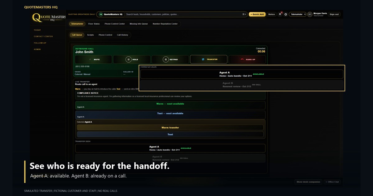 Live Transfer — short promo